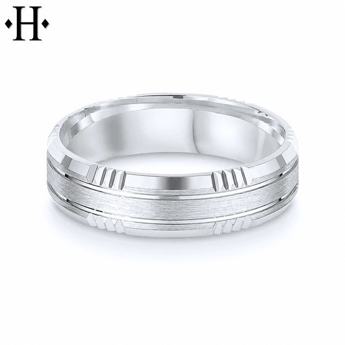Classic Carved Ring 6mm