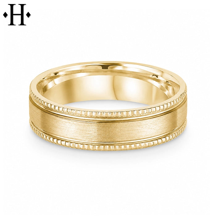 Classic Carved Ring 6mm