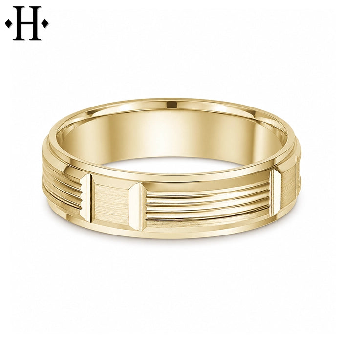 Classic Carved Ring 6mm
