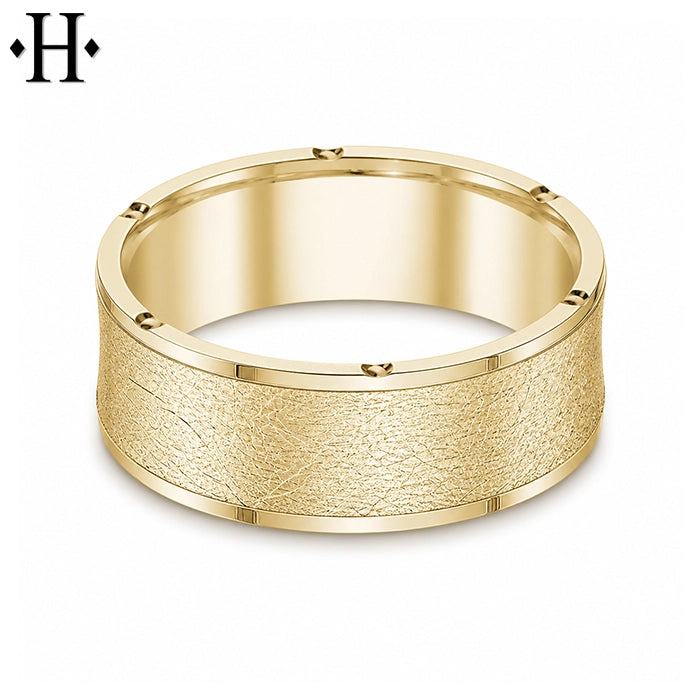 Classic Carved Ring 8mm