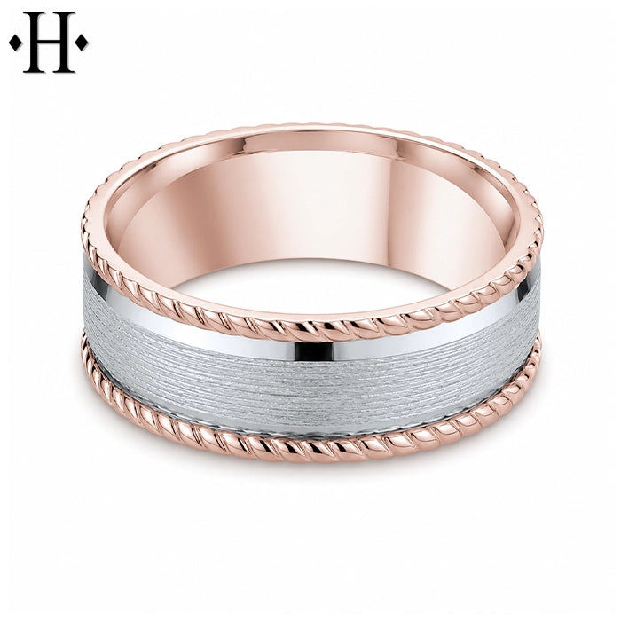 Classic Carved Ring 8mm