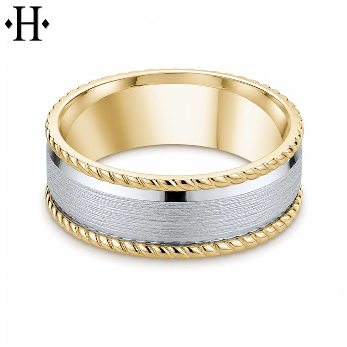 Classic Carved Ring 8mm