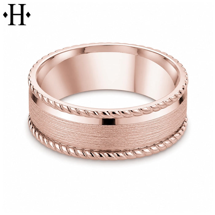 Classic Carved Ring 8mm