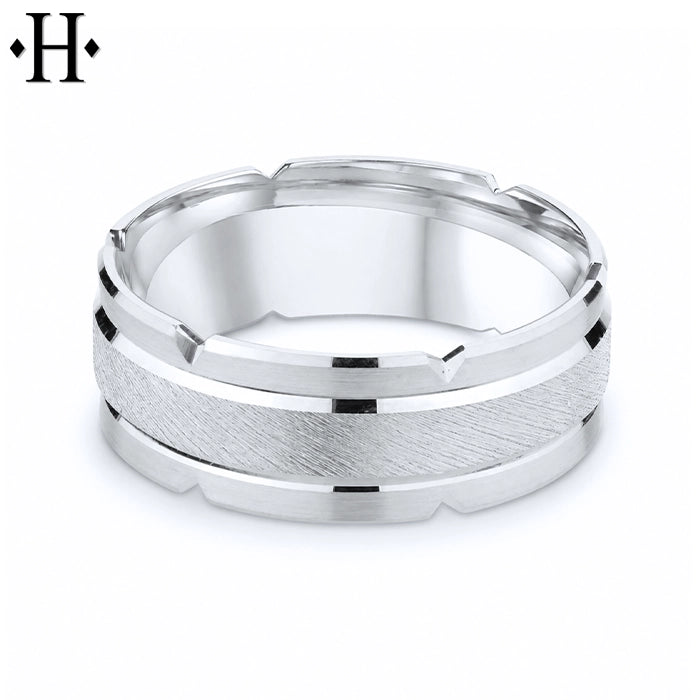 Classic Carved Ring 8mm