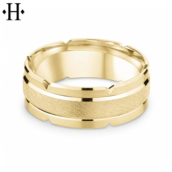 Classic Carved Ring 8mm