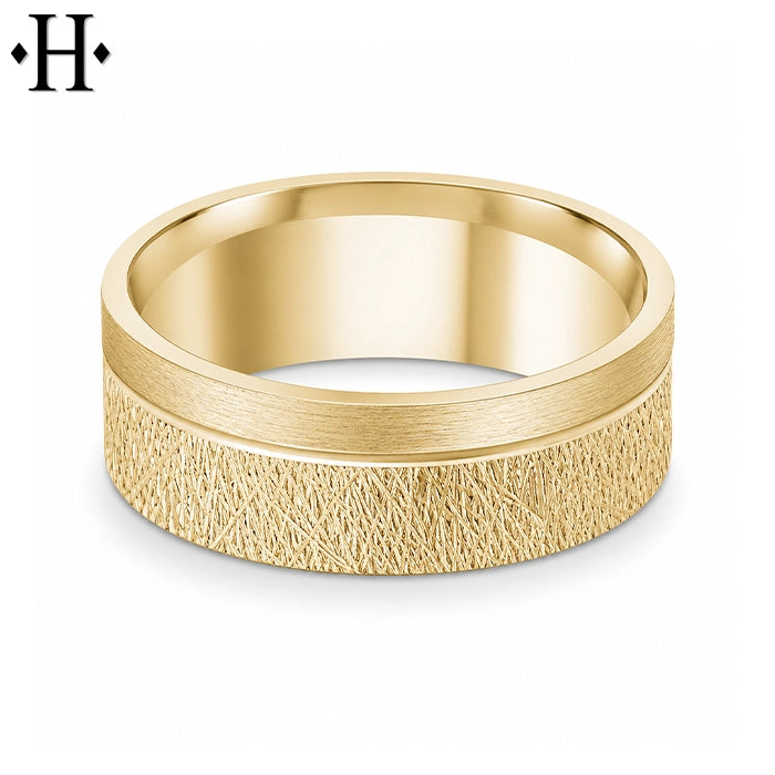 Classic Carved Ring 7mm