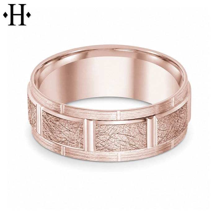 Classic Carved Ring 8mm