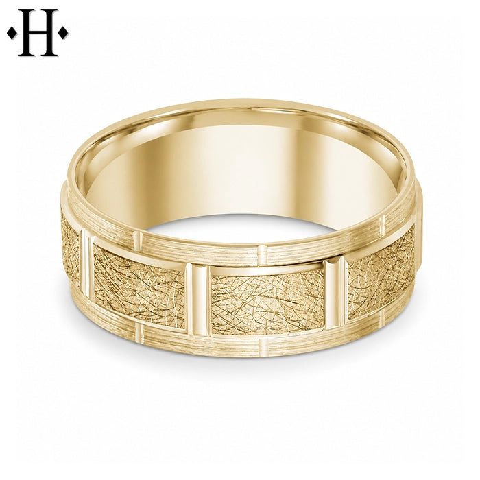 Classic Carved Ring 8mm