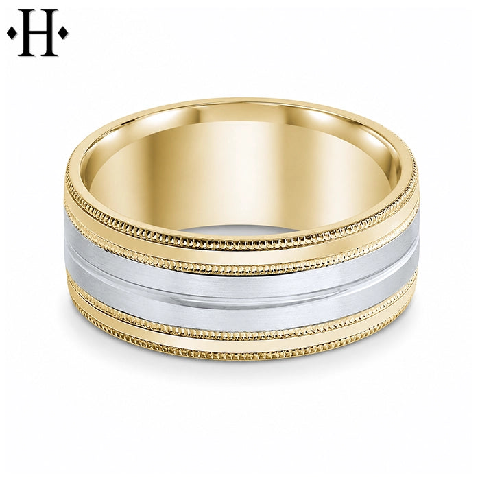 Classic Carved Ring 8mm
