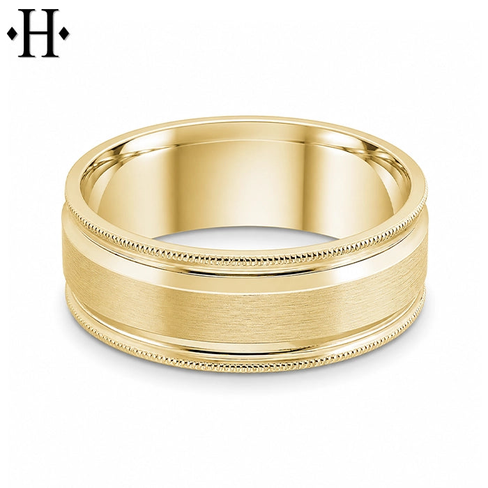 Classic Carved Ring 8mm