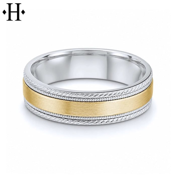 Classic Carved Ring 6mm