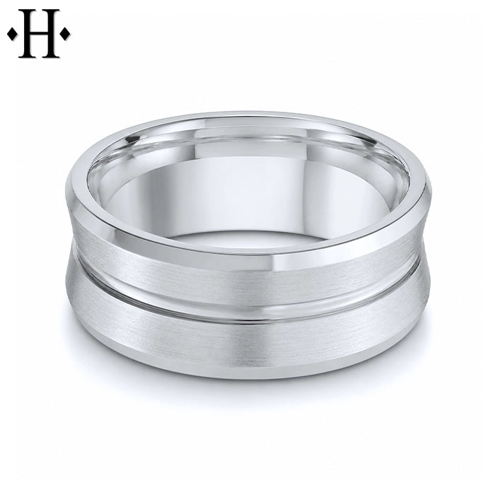 Classic Carved Ring 8mm