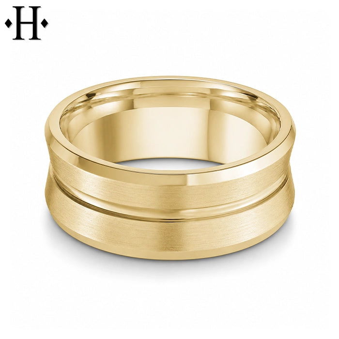 Classic Carved Ring 8mm
