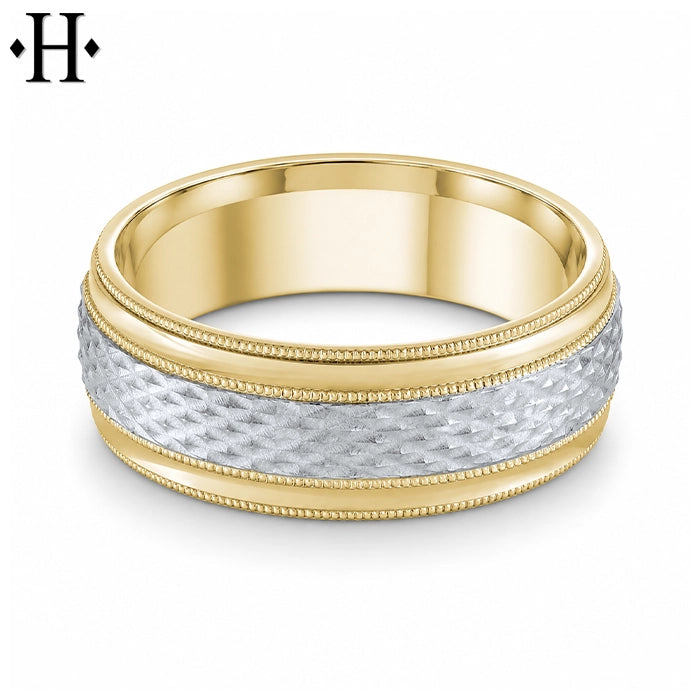 Classic Carved Ring 8mm
