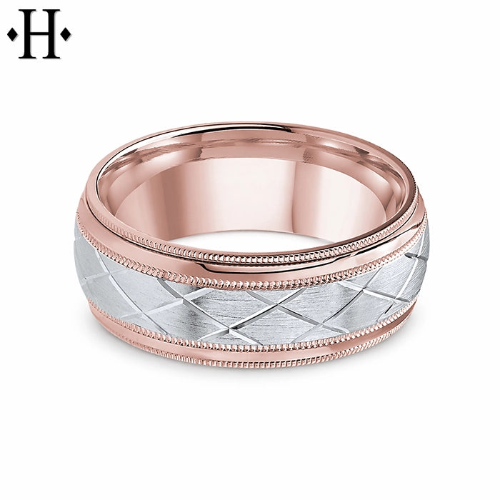 Classic Carved Ring 8mm