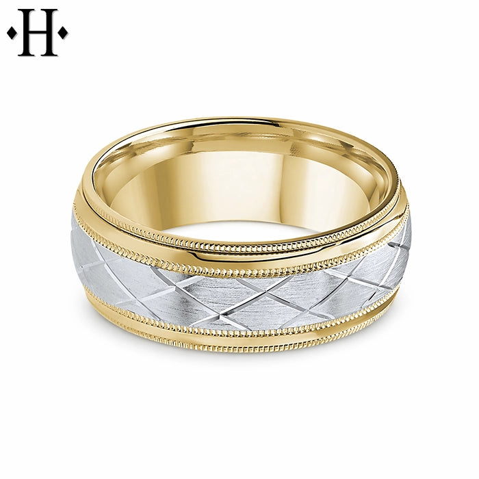 Classic Carved Ring 8mm
