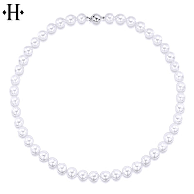 14kt 9.5mm Cultured Ming Pearl Necklace 18"