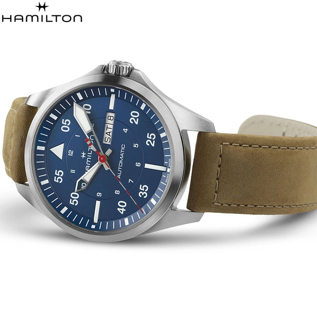 Khaki Aviation Pilot Automatic Air-Glaciers Edition 42mm