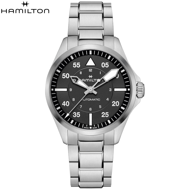 Hamilton Watch: Khaki Aviation Pilot H76305130-Official Dealer
