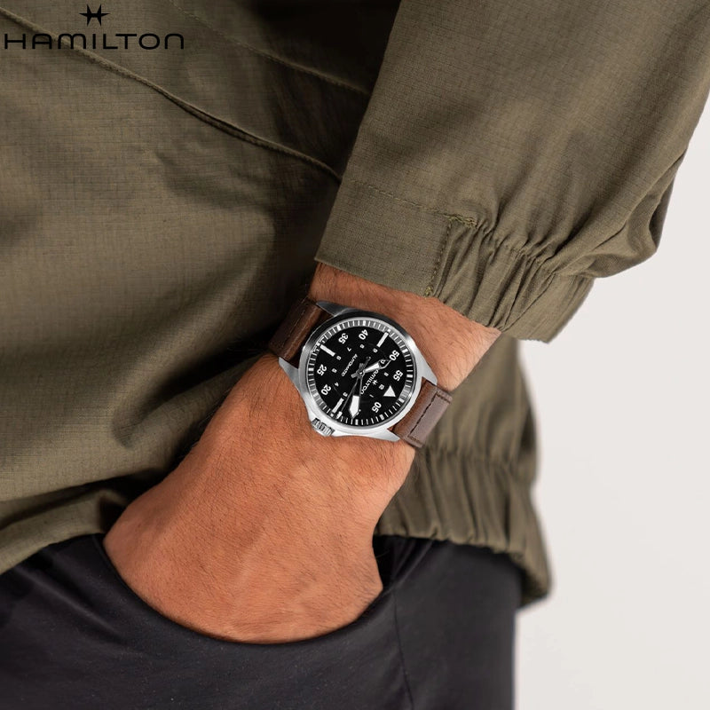 Hamilton Watch: Khaki Aviation Pilot H76305530-Official Dealer