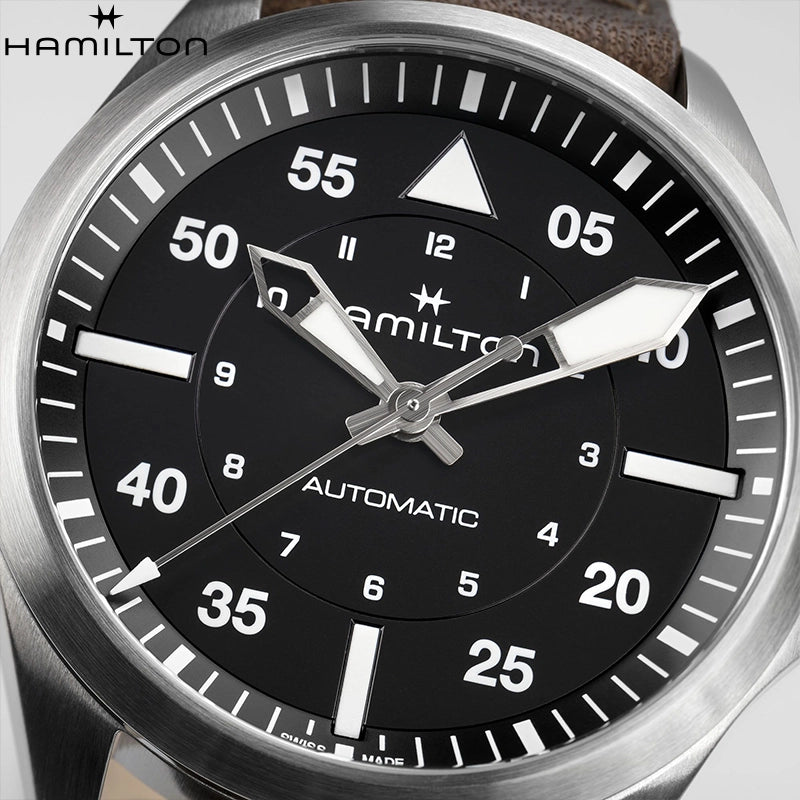 Hamilton Watch: Khaki Aviation Pilot H76305530-Official Dealer