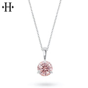 2.00ctw Pink Lab Grown Diamond Necklace