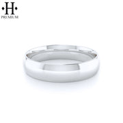 Premium Round High Polish Ring 5mm
