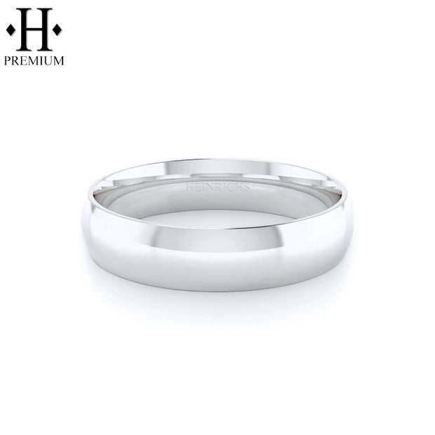Premium Round High Polish Ring 5mm