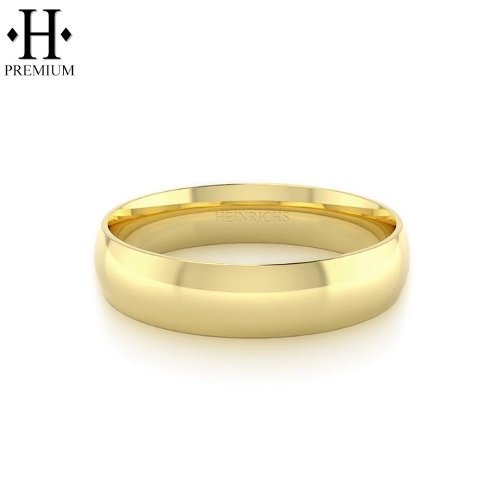 Premium Round High Polish Ring 5mm