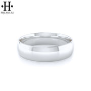 Premium Round High Polish Ring 6mm