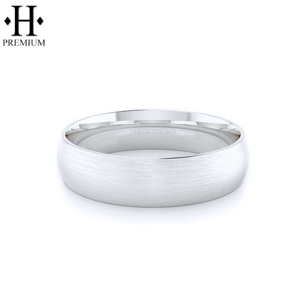 Premium Round Satin Ring 6mm