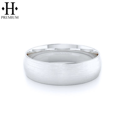 Premium Round Satin Ring 7mm