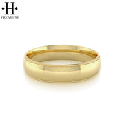 Premium Milgrain Round High Polish Ring 5mm