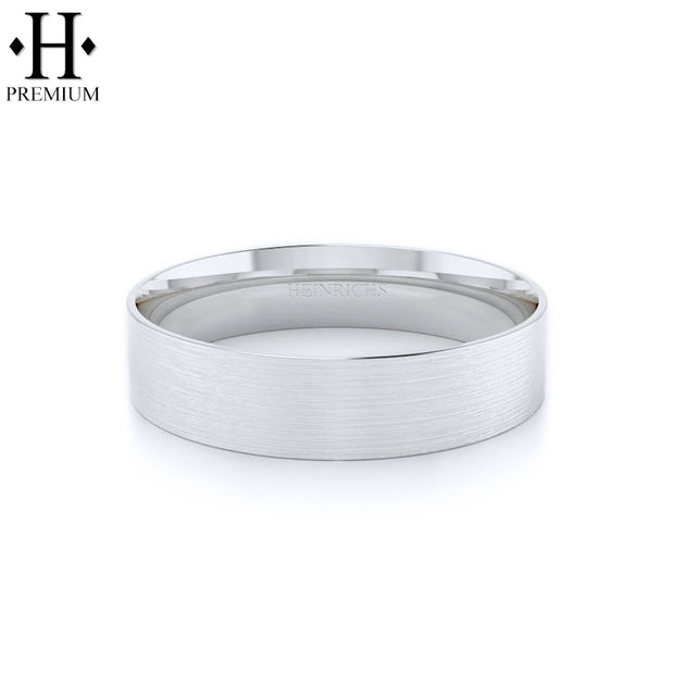 Premium Flat Satin Ring 5mm