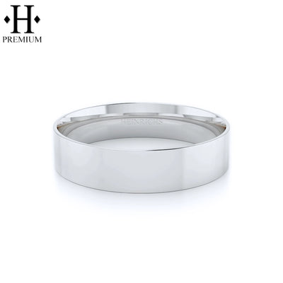 Premium Flat High Polish Ring 5mm