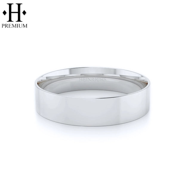 Premium Flat High Polish Ring 5mm