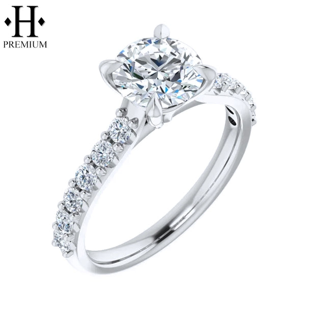 1.76cts Premium Natural Round Cut Diamond Ring