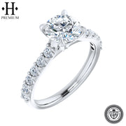 1.76cts Premium Natural Round Cut Diamond Ring