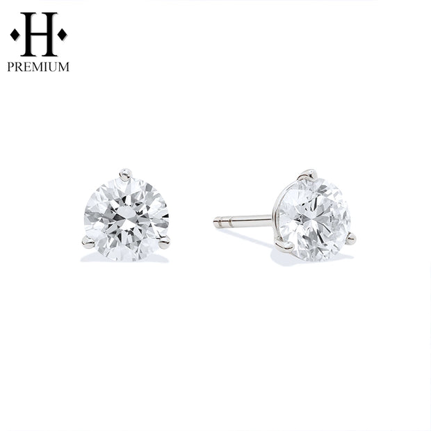 18kt 1.50cts Premium Diamond Set Martini Earrings