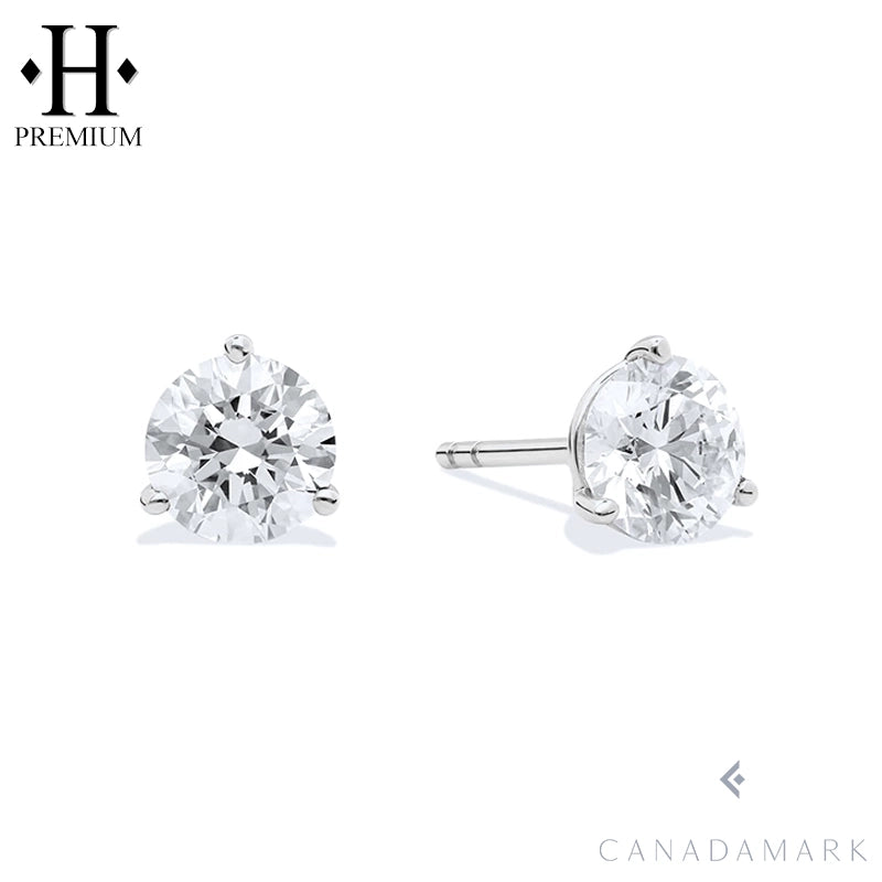 2.00ctw Canadian Premium Natural Diamond Martini Earrings