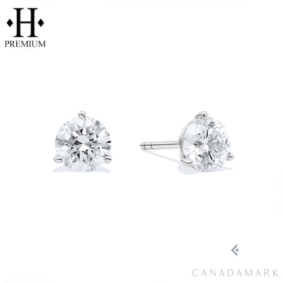 1.00ctw Canadian Premium Natural Diamond Martini Earrings