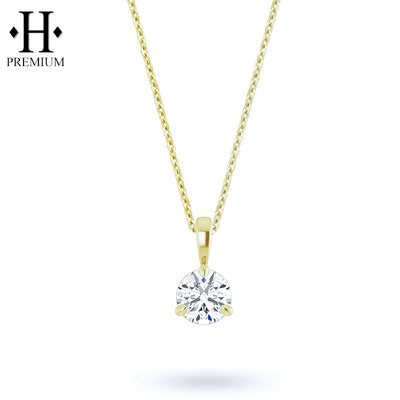 0.53cts Canadian Premium Natural Round Diamond Pendant