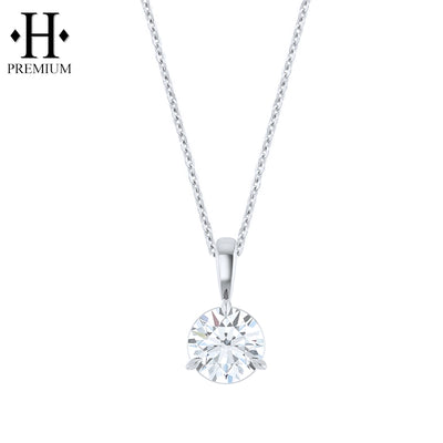 1.01cts Canadian Premium Natural Round Diamond Pendant