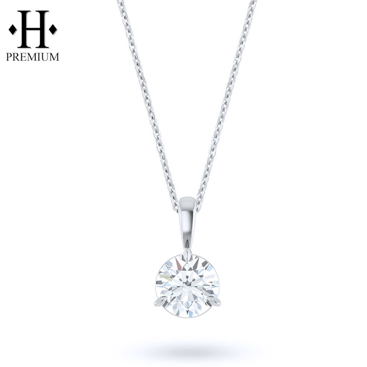 1.01cts Canadian Premium Natural Round Diamond Pendant