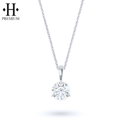 0.70cts Premium Natural Round Diamond Pendant