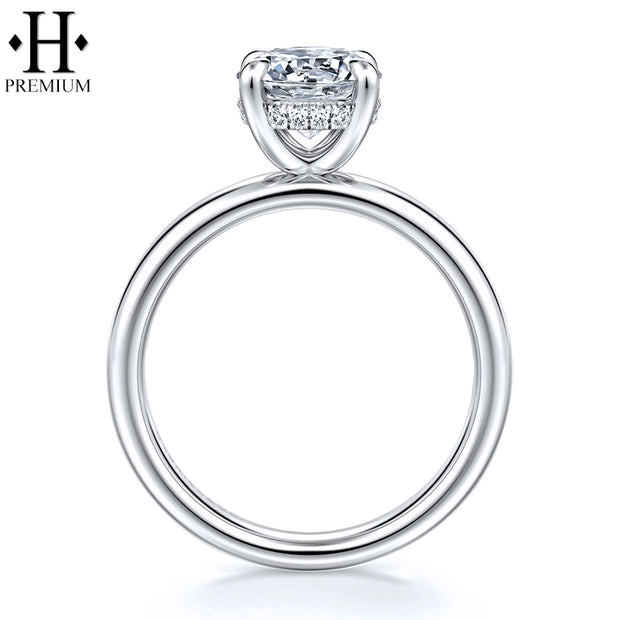 1.25ctr-2.00ctr Round Cut Natural Diamond Ring