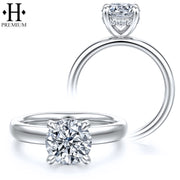 1.25ctr-2.00ctr Round Cut Natural Diamond Ring