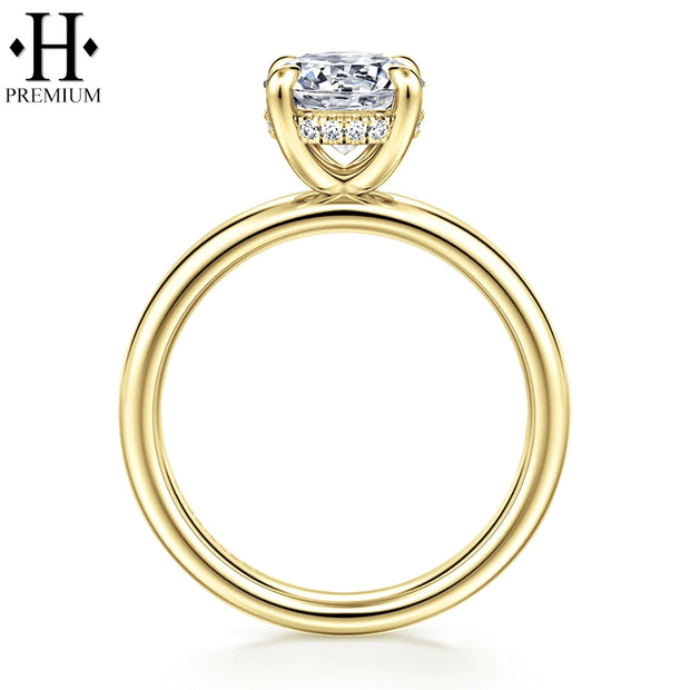 1.25ctr-2.00ctr Round Cut Natural Diamond Ring