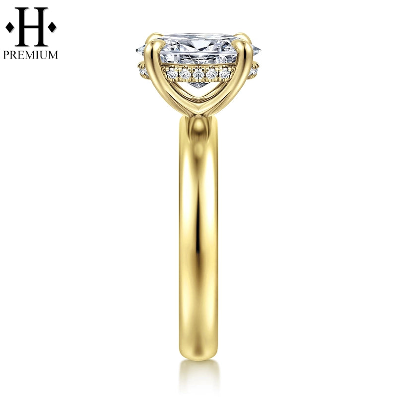 1.25ctr-3.00ctr Premium Oval Cut Natural Diamond Ring Tailor Made