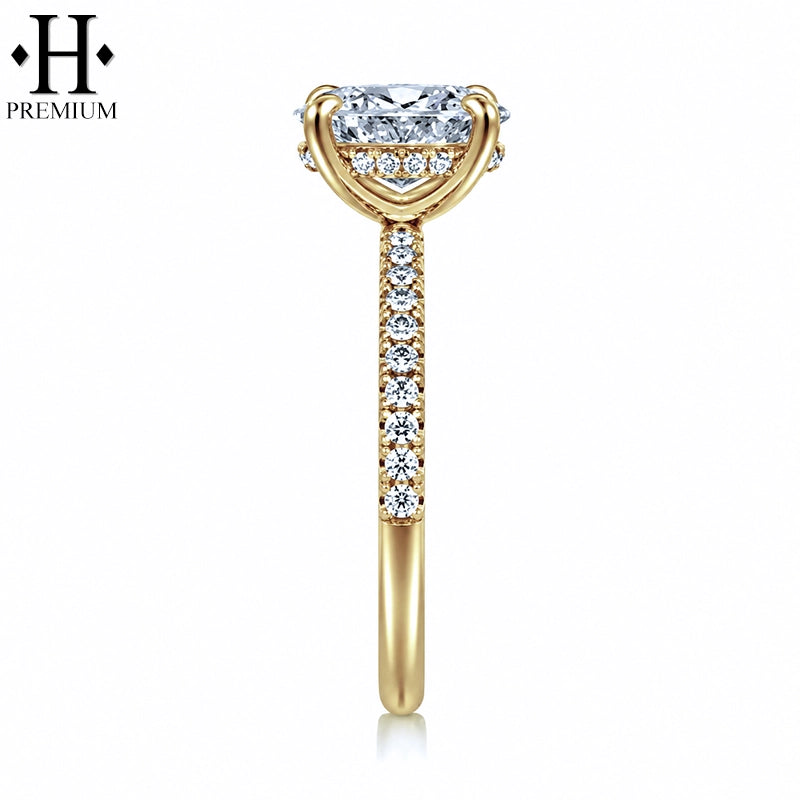 1.25ctr-3.00ctr Premium Oval Cut Natural Diamond Ring Tailor Made